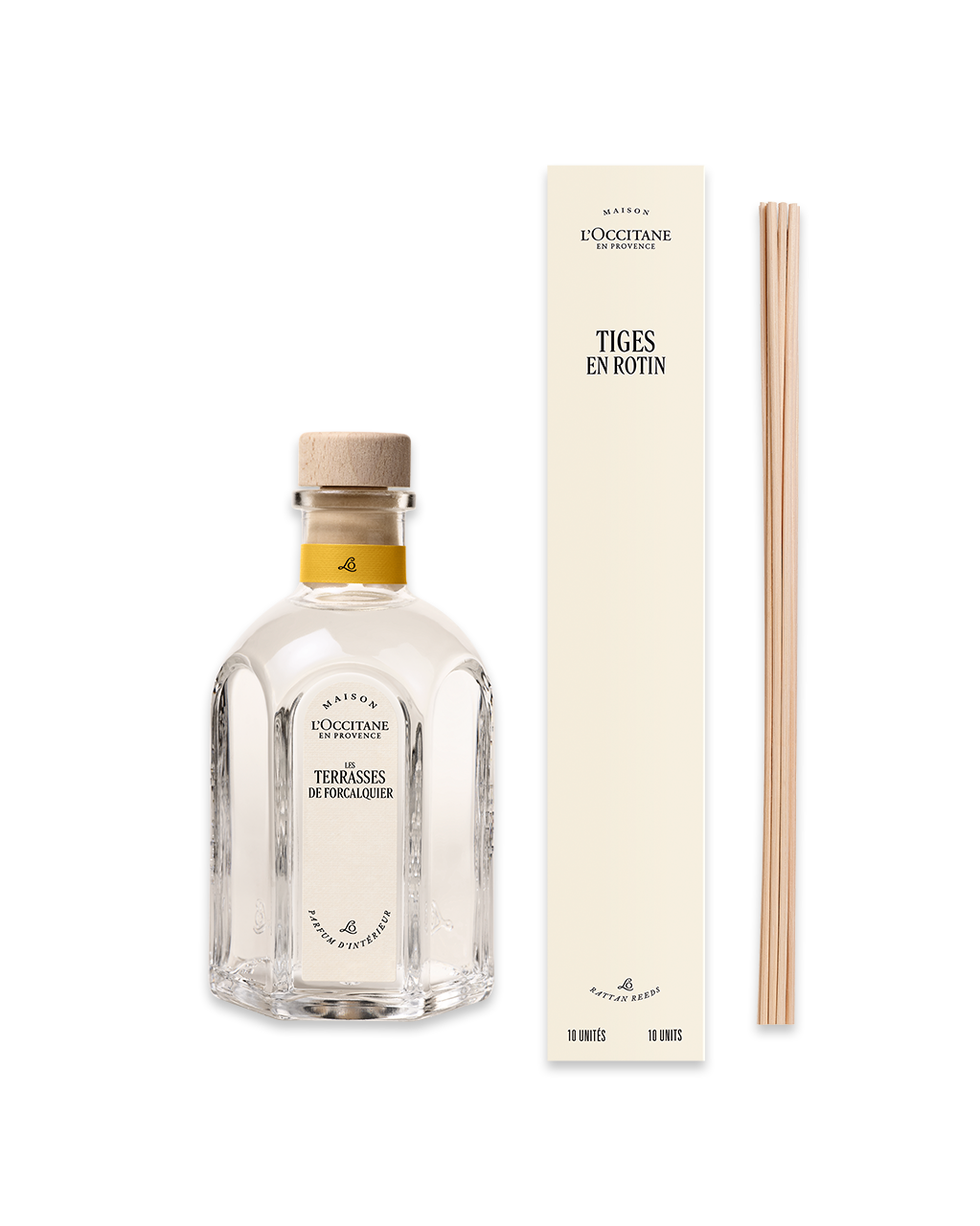 Difusor de Ambiente Les Terrasses de Forcalquier 235mL + 10 Varetas, , large
